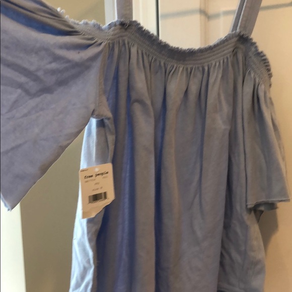 Free people light blue top - Picture 4 of 5